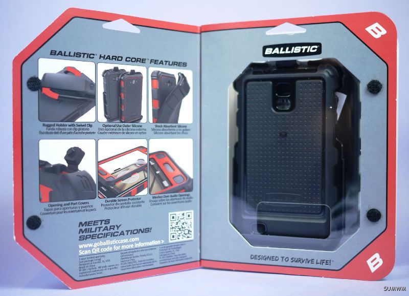 New AGF Ballistic Black HC hard core case for Samsung Infuse 4G free 