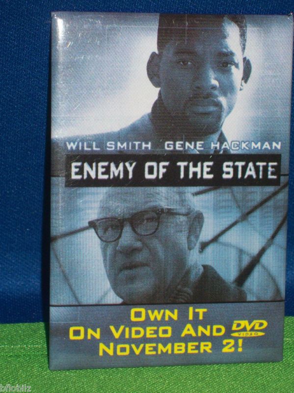 ENEMY OF THE STATE Will Smith 1998 Video Release Button  