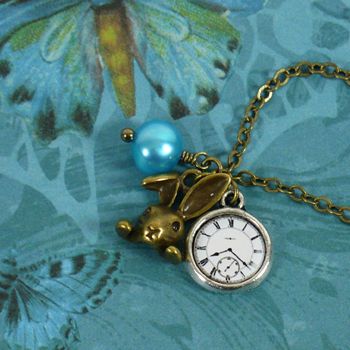 Rabbits Den Blue~ Doll necklace for Dollfie Unoa BJD  