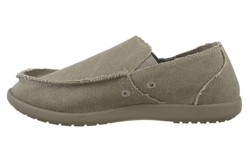 Crocs Mens Shoes Santa Cruz Khaki Canvas 10128  