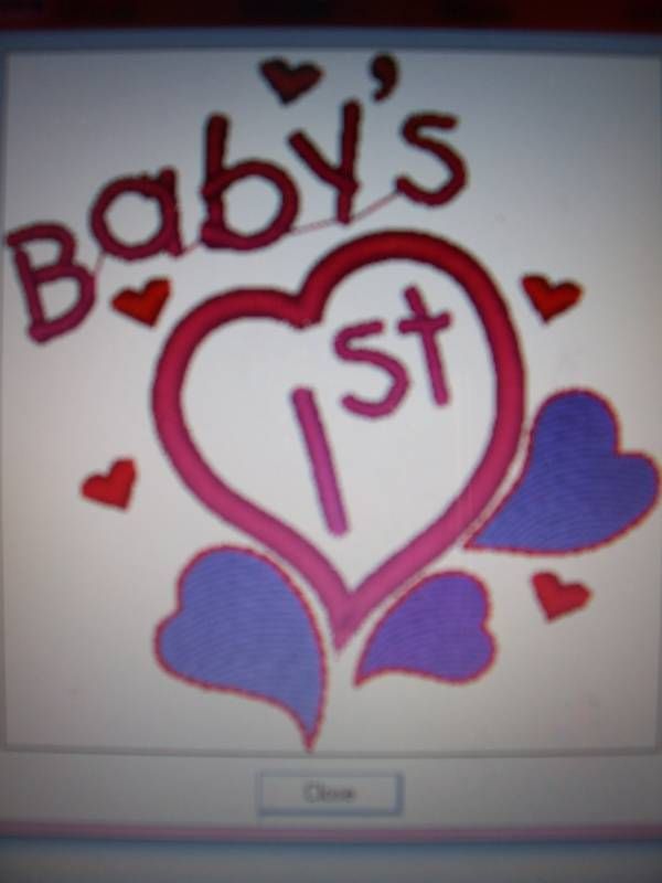 11 Babys First Embroidery Designs  