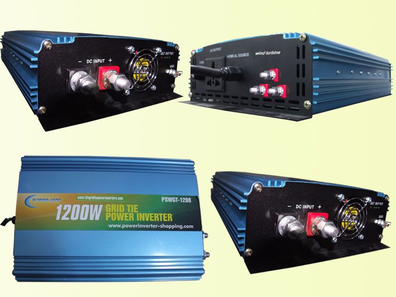 1200w grid tie inverter 3phase AC/28v DC input for wind  