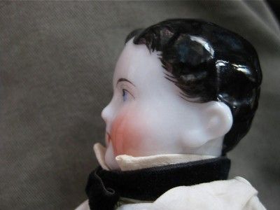 Antique CHINA BOY (MAN) DOLL, quality decoration, rare  