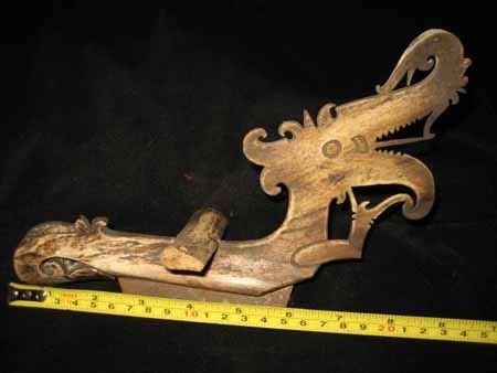 Rare Hornbill Padi Harvesting Knife Dayak Borneo  