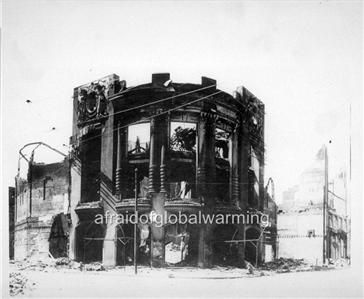 Photo 1906 SF CA Earthquake The Tivoli Opera House  