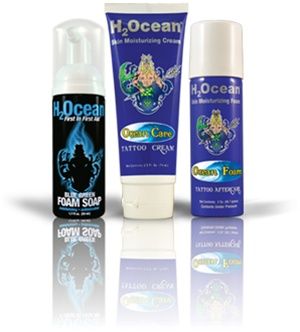 protect your new tattoo 1 step 3 tattoo foam designed to moisturize 