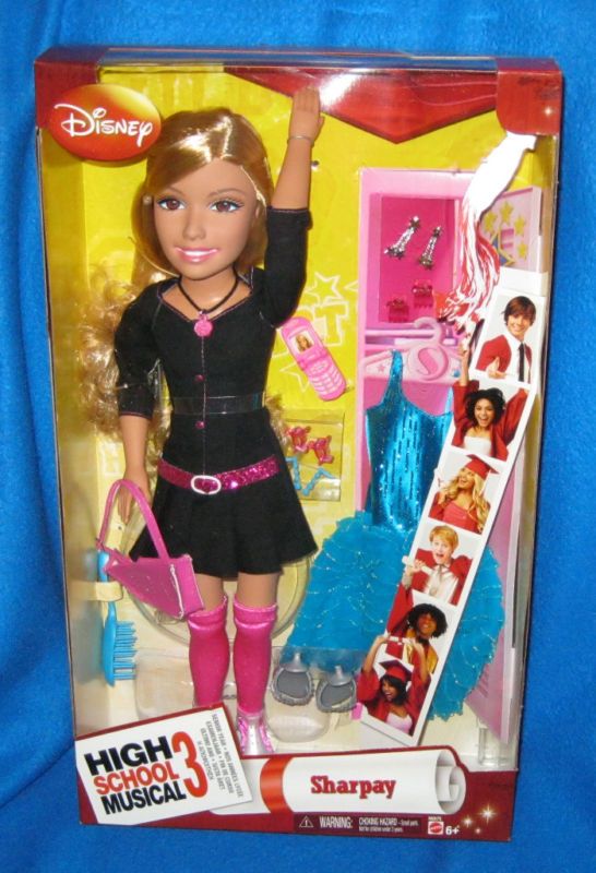 DISNEY HIGH SCHOOL MUSICAL 17 SHARPAY DOLL NEW  