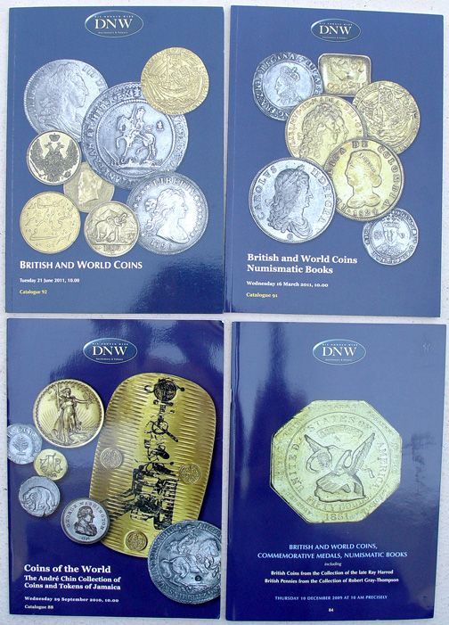 BRITISH & WORLD COINS 4 NUMISMATIC DNW LONDON AUCTION 2009 11 