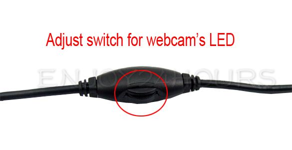 USB 300K 6 LED WEBCAM WEB CAMERA w/MIC FOR PC SKYPE MSN  