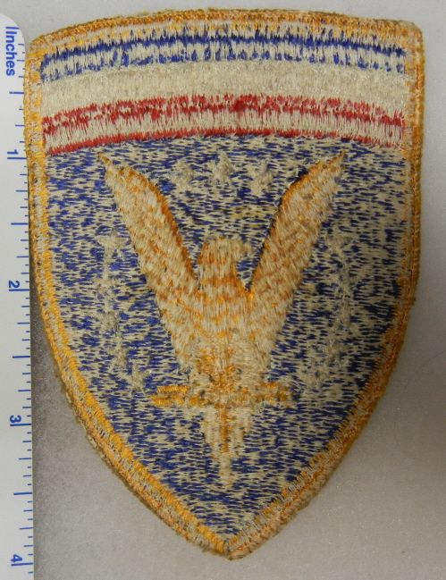 ORIGINAL WW2 VINTAGE 3rd Design US ARMY EUROPEAN THEATER ETO HQ 