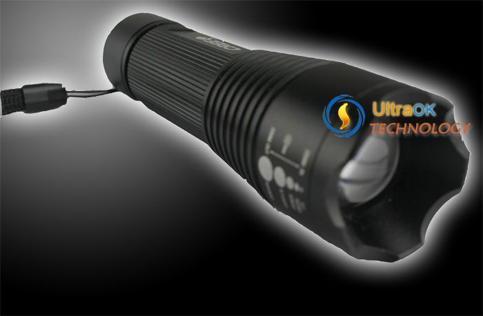 Flood To Throw CREE LED Flashlight Handheld Torch 3xAAA  