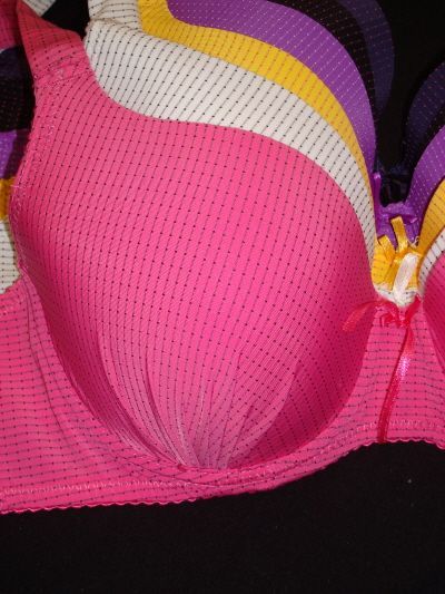   New SEAMLESS POKADOT T SHIRT UNDERWIRE BRAS #2608 Sz 34D 44DD  