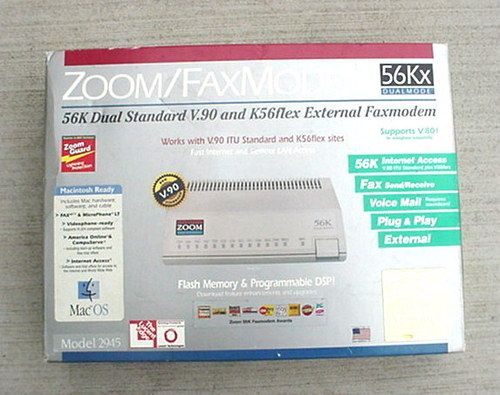   56KX External Dual Mode for Macintosh Model 2945 726947020474  