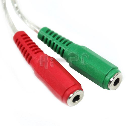 USB 2.0 3D Virtual 5.1 Audio Sound Cable Card Adapter  