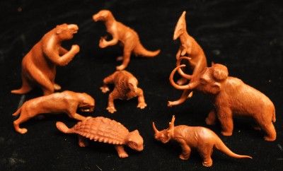 Vintage Marx Prehistoric Dinosaur Play Set # 4208  