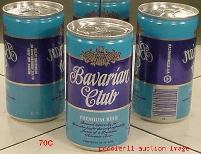 BAVARIAN CLUB AA BEER CAN JOS HUBER MONROE WISCONSIN 70  