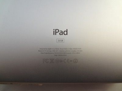 Apple iPad 32GB, Wi Fi, 9.7in   Black (MB293LL/A) Great Condition 