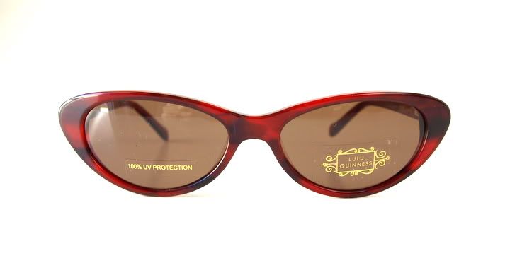   GUINNESS red burgundy CATEYE retro Designer SUNGLASSES Frames L457 457