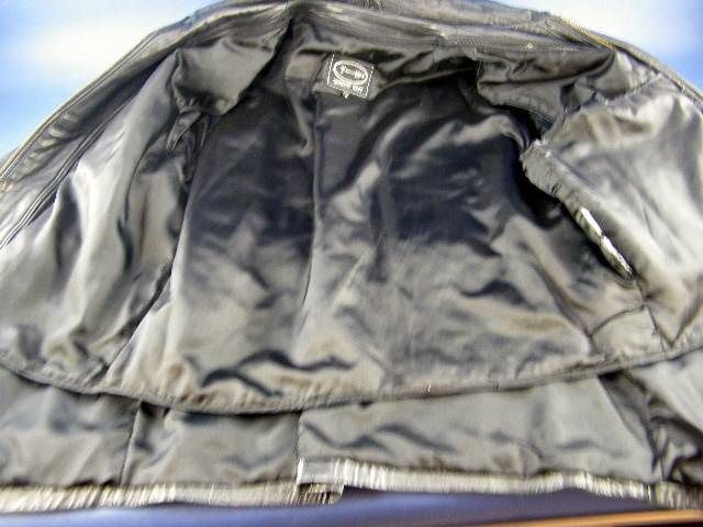 Tannery West Mens Winter Black Soft Leather Car Coat Lined Thinsulite 