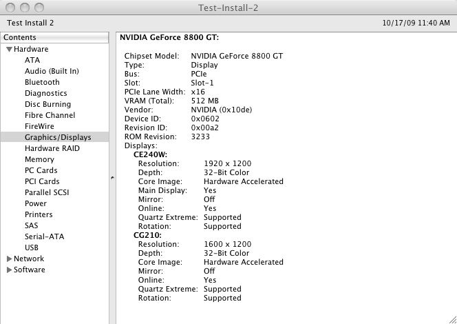 nVidia 8800GT 512MB Video Card for Apple Mac Pro 2008, 2009, and 2010 