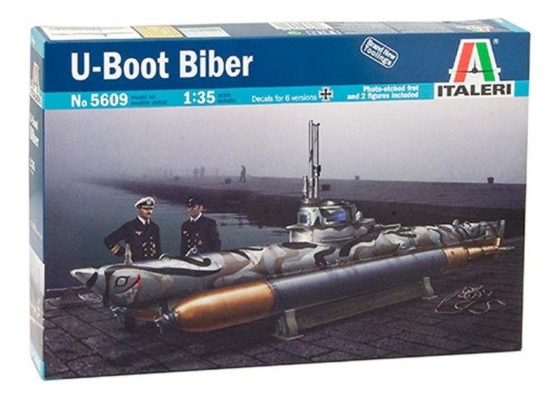 Italeri 1/35 U  BOOT BIBER MIDGET SUBMARINE #5609  