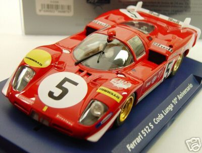 FLY A2006 FERRARI 512S CODA LUNGA NEW 1/32 SLOT CAR  