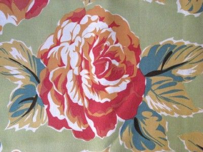 COTTON QUILT FABRIC BTY ANTIQUE OLD ROSES FLOWER FLORAL  