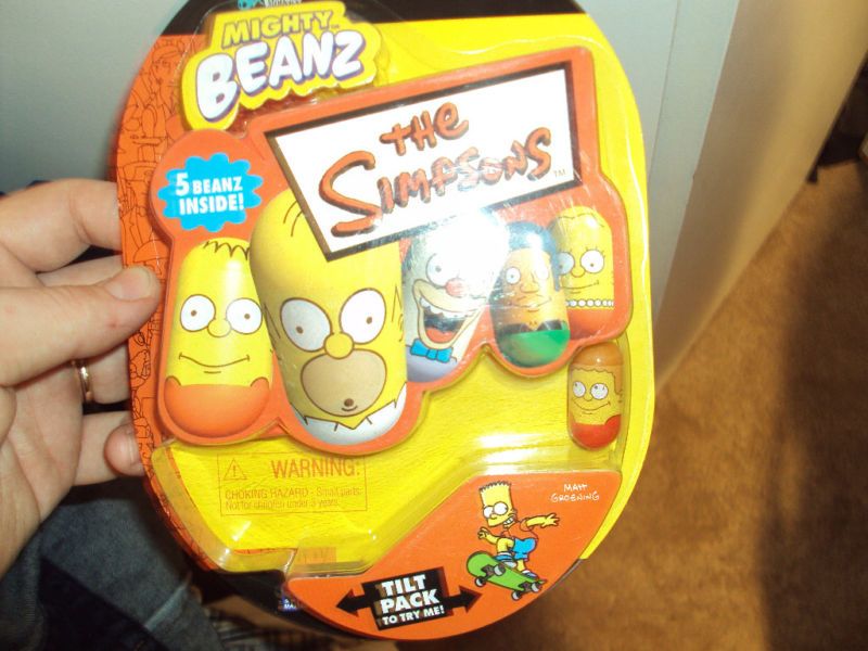 mighty beanz new simpsons todd # 2 simpsons NIB rare  