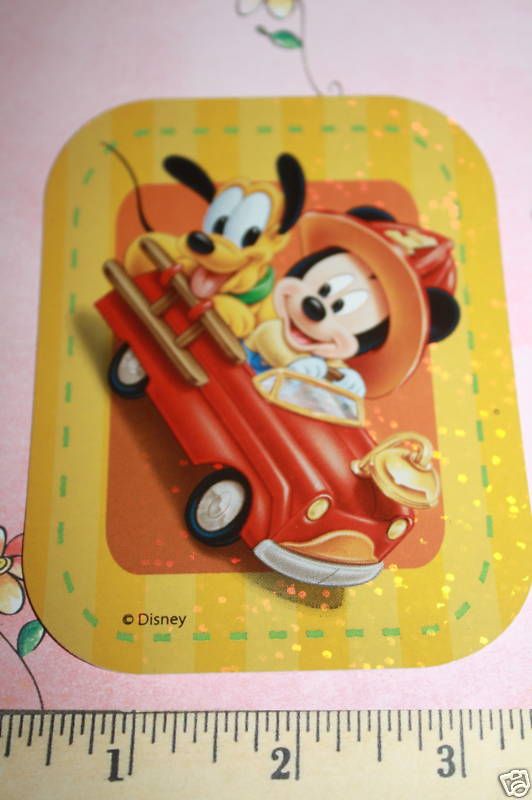 DISNEY Pluto Glossy PRISM BABY MICKEY Sticker DECAL  