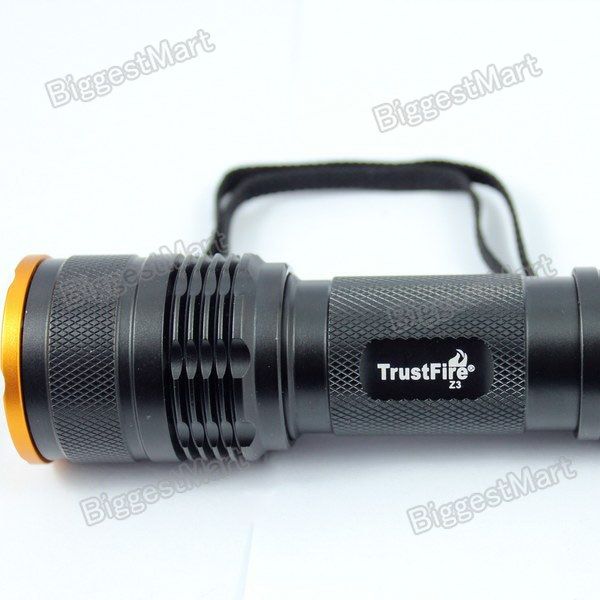 TrustFire 1000Lm Zoomable Z3 CREE XML XM L T6 LED Flashlight Torch 