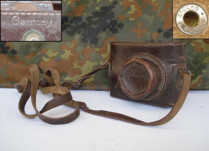 WWII ORIGINAL GERMAN CAMERA CASE   ROBOT  