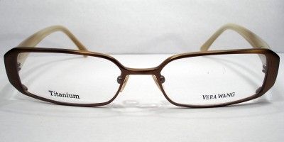 Vera Wang Eyeglass Women Eyewear Frame 014 Bronze new  