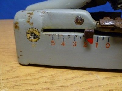 Antique Nippo ABEC Check Writer Number Machine U43  
