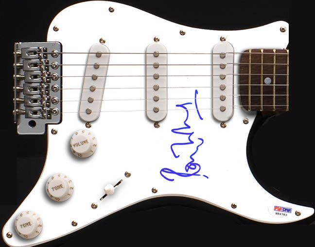 Rolling Stones Ron Wood Autographed Guitar & Video Proof PSA UACC RD 