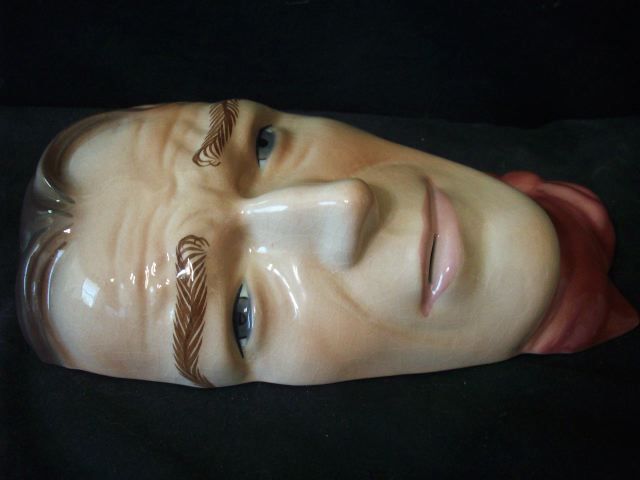 CLAY ART 1988 JOHN WAYNE FACE MASK OR PLAQUE #C398  