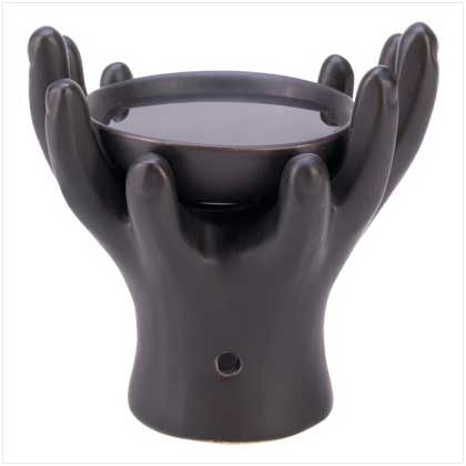 SCULPTED HANDS SCENTED OIL BURNER & WAX TART WARMER  