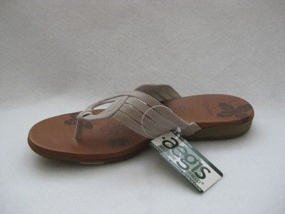 NEW MERRELL LIDIA WOMENS LEATHER IVORY FLAT THONG SANDAL SLIDES SHOE 