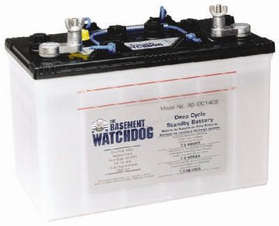 Glentronics 30HDC140S 140A Watchdog Sump Pump Battery  