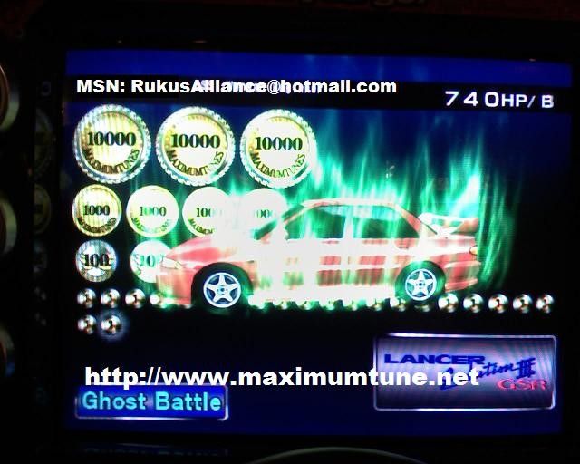 Wangan Maximum Tune 3DX+ ~9999 to 69999 Stars + LvL46DressUp 