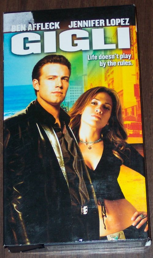 GIGLI vhs Ben Affleck Jennifer Lopez OOP RARE  