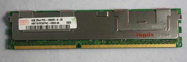 1333MHz ECC Registered CL9 240 Pin DIMM Dual Rank Memory Module