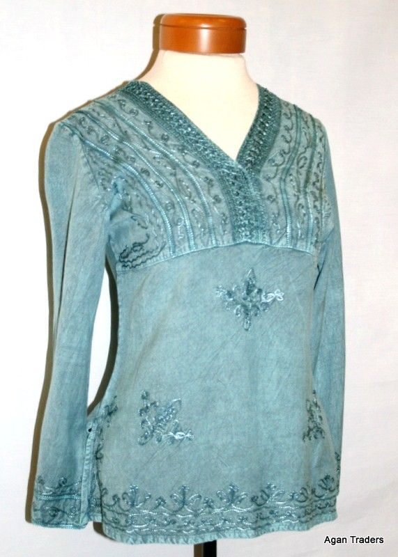 FUNKY SEXY CELTIC RENAISSANCE VINTAGE TOP BLOUSE TUNIC  