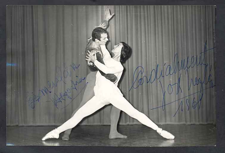 REAL PHOTO Jose Neglia & Esmeralda Agoglia, Ballet Opera Dancer, With 