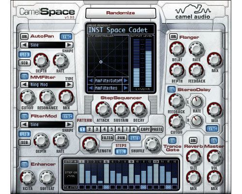   Effects Sequencer & Filter Plug In RTAS VST Mac/PC Space  