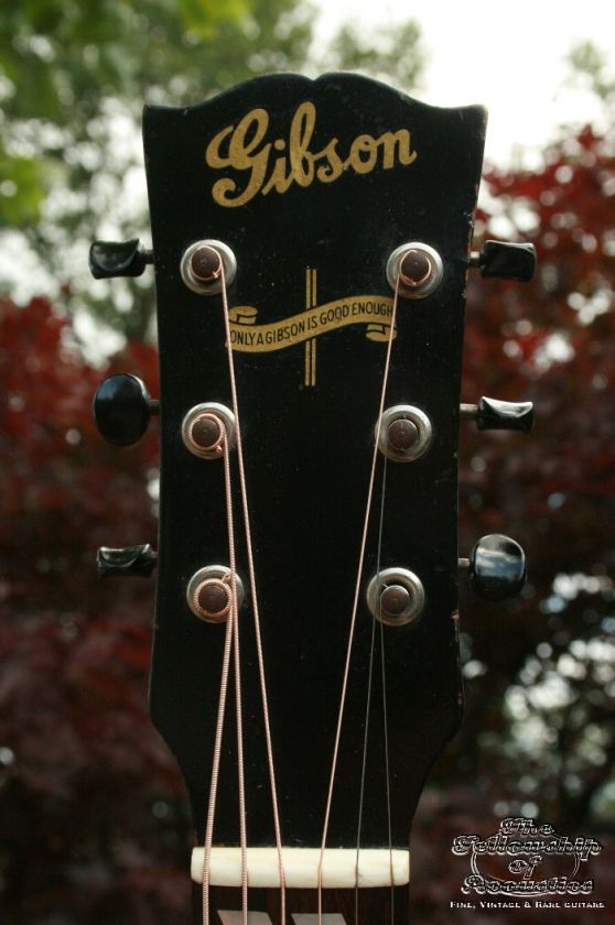 1942 Gibson SJ, Southern Jumbo, Mahogany Adirondack, OHC, Consignment 