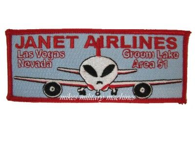 USAF BLACK OPS SPECIAL PROJECTS DIVISION AREA 51 JANET ALIEN AIRLINES 