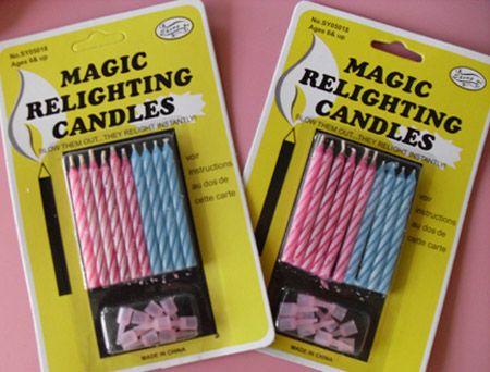 Magic Relighting Candles for Holiday Brithday Vocation