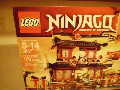 Lego 2507 NINJAGO FIRE TEMPLE New Factory SEALED Box  