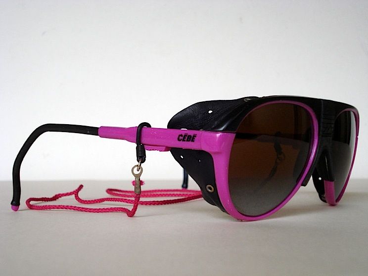 Vintage CEBE 1959 FRANCE Glacier Sunglasses Mountaineering Aviator Ski 