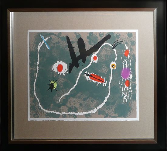 Miro, Joan Original Lithograph, 1971  